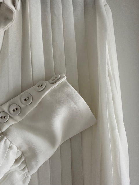 Zimmerman Pearl Pleated Long Sleeve Blouse