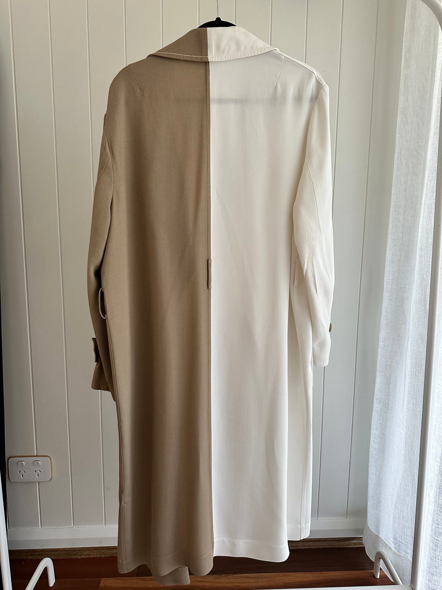 Bassike Two Tone Trench