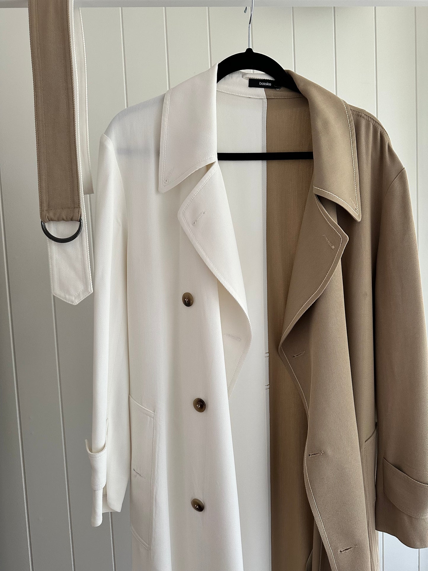 Bassike Two Tone Trench