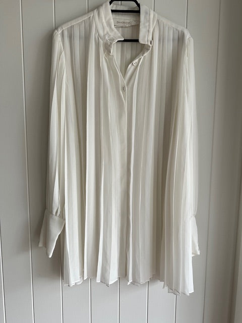 Zimmerman Pearl Pleated Long Sleeve Blouse