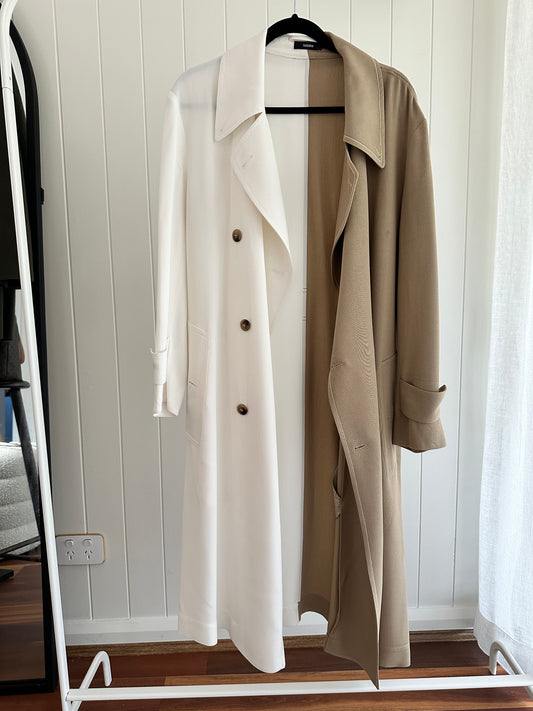 Bassike Two Tone Trench