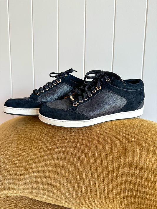 Jimmy Choo Glitter Trainers
